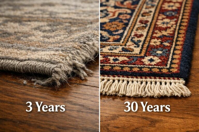 The cheapest rug in the room is often the most expensive one