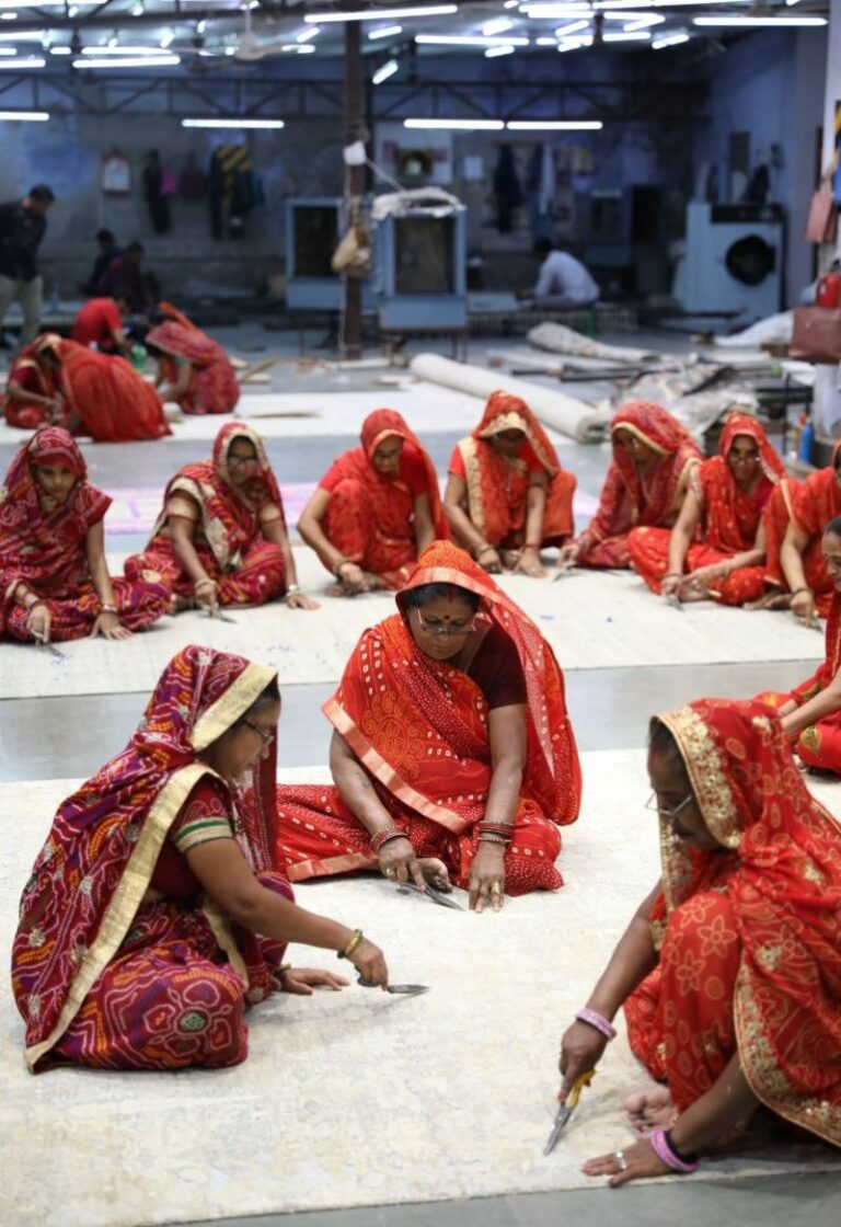 A majority of the weavers in our industry are women